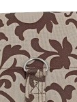 Vorschaubild 4 von Wickeltasche Organizer Beige Braun Florales Muster