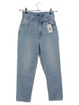 Vorschaubild 1 von Damen Jeans Straight Leg W26 Blau Paperbag Casual