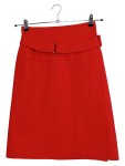 Vorschaubild 1 von Gabriele Strehle Bleistiftrock Damen Gr. 34/XS Rot Wolle