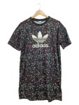 Vorschaubild 1 von T-Shirt Damen Schwarz Gr. 34/XS Polyester Blumenmuster Sportlich Kurzarm