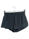 Vorschaubild 1 von Sportshorts Damen Schwarz Gr. 38/M Polyester Uni Sportlich Logo-Print 37 cm
