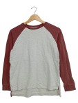 Vorschaubild 1 von Langarmshirt Baseball Raglan Gr. 146 Grau Bordeaux Kinder