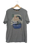 Vorschaubild 1 von T-Shirt Herren Gr. 54/XXL Grau Grafisch Casual Kurzarm Freizeit