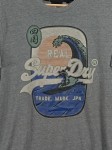 Vorschaubild 2 von T-Shirt Herren Gr. 54/XXL Grau Grafisch Casual Kurzarm Freizeit