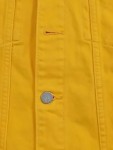 Vorschaubild 3 von Damen Jeansjacke Gelb Gr. 38 Casual Baumwolle