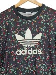 Vorschaubild 2 von T-Shirt Damen Schwarz Gr. 34/XS Polyester Blumenmuster Sportlich Kurzarm