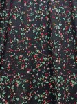 Vorschaubild 3 von T-Shirt Damen Schwarz Gr. 34/XS Polyester Blumenmuster Sportlich Kurzarm