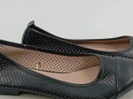 Vorschaubild 3 von Damen Ballerinas Gr. 39 Schwarz Lochmuster Casual Frühjahr/Sommer