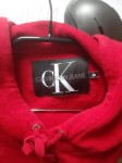 Vorschaubild 6 von Damen Kapuzenpullover Hoodie Rot Gr. 38/M Logo-Print