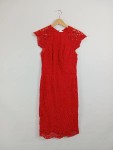 Vorschaubild 2 von Damen Spitzenkleid Rot Gr. 38 Elegant Festlich Party