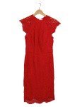 Vorschaubild 1 von Damen Spitzenkleid Rot Gr. 38 Elegant Festlich Party
