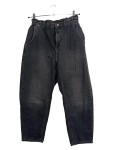Vorschaubild 1 von Damen High Waist Paperbag Jeans Hose Schwarz Gr. 40 W31