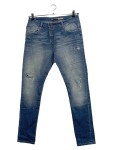 Vorschaubild 1 von Destroyed Jeans Damen Gr. M Blau Casual Used Look Ripped Denim
