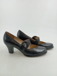Vorschaubild 2 von Damen Pumps Mary Jane Schwarz Gr. 7 Klassisch Elegant Leder