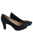 Vorschaubild 1 von Damen Pumps Gr. 36 Schwarz Elegant Plateau