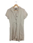 Vorschaubild 1 von Damen Jumpsuit Kurz Gr. 38 Beige Leinen Casual