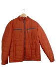Vorschaubild 1 von Steppjacke Herren Gr. 48/M Orange Uni Casual Outdoor Langarm