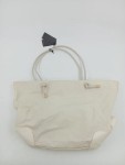 Vorschaubild 2 von Damen Shopper Tasche Beige Stoff Praktisch 33x37cm
