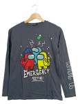 Vorschaubild 1 von Langarmshirt Kinder Grau Gr. 158/164 Gaming Motiv Jungen Mädchen