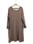 Vorschaubild 1 von Damen Freizeitkleid Gr. 42;XL Mehrfarbig Grafisch Baumwolle
