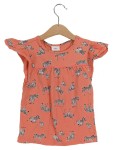 Vorschaubild 1 von T-Shirt Kinder Gr. 104 Rosa Baumwolle Tierdruck Animal-Print Kurzarm