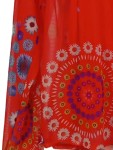 Vorschaubild 4 von Langarmshirt Damen Rot Gr. 42/XL Polyester Blumenmuster Farbenfroh