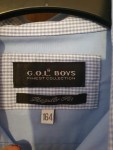 Vorschaubild 4 von NEW G.O.L. Boys Hemd Langarm Gr. 164 Blau Regular Fit Jungen
