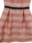 Vorschaubild 4 von Cocktailkleid Damen Gr. 36 S Rosa Gestreift Elegant Festlich
