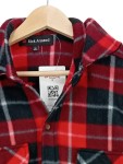 Vorschaubild 5 von Herren Fleecejacke kariert Gr. M Outdoor Rot Schwarz