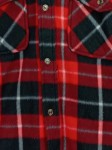 Vorschaubild 4 von Herren Fleecejacke kariert Gr. M Outdoor Rot Schwarz