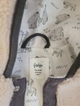 Vorschaubild 5 von Baby Fleecejacke Kinder Gr. 68 Beige Kapuze Tiermotiv Kuscheljacke