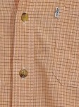 Vorschaubild 6 von Herren Freizeithemd kariert Orange Gr. 48/M Baumwolle Langarm