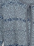 Vorschaubild 2 von Damen Strickjacke Gr. 38 Blau Casual Baumwolle mit Muster