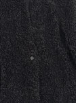 Vorschaubild 3 von Pelzjacke Damen Gr. 36/S Schwarz Polyester Strukturmuster Casual Langarm