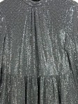 Vorschaubild 4 von Damen festliches Pailletten Kleid Gr. 36 Silber Glamourös