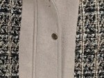 Vorschaubild 4 von Winterjacke Tweed Kunstpelz Damen Gr. 40 Beige