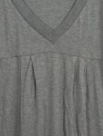 Vorschaubild 3 von Maxmara Damen Freizeitkleid Grau Gr. 42 Viskose Casual Rippstrick