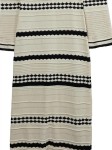 Vorschaubild 3 von Strickkleid Maxikleid Beige gestreift S