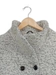 Vorschaubild 2 von Damen Übergangsmantel Gr. 36/S Grau Casual Modern Kurzmantel