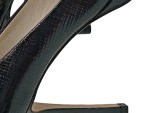 Vorschaubild 4 von Damen Pumps Gr. 38 Schwarz Elegant Plateau Lack-Optik