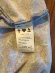 Vorschaubild 4 von Faltenrock Damen Blau Gr. 42 Wolle Blumenmuster Punkte Maritim