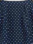 Vorschaubild 2 von Mint & Berry Damen Minirock Gr. 40 Blau gepunktet Freizeit