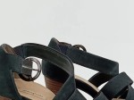 Vorschaubild 7 von Sandalen Damen Keilabsatz Gr. 36 Schwarz Elegant Riemchensandalen