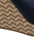 Vorschaubild 4 von Damen Peeptoe Keilabsatz Sandalen Gr. 39 Blau Modisch