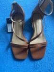 Vorschaubild 5 von Damen Sandalen Gr. 38 Braun Casual Riemchensandalen