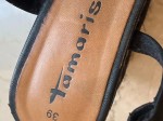 Vorschaubild 4 von Damen Keilabsatz Sandalen Nieten Gr. 39 Schwarz Modisch