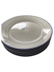 Vorschaubild 1 von Platzset Melamin 6er Set Uni Weiß Basic 19x19 cm Alltag