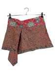 Vorschaubild 1 von Damen Wickelrock Gr. 40 L Mehrfarbig Bohemian Patchwork Minirock