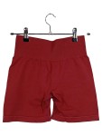 Vorschaubild 1 von Damen Seamless Sport Shorts Gr. 34/XS Rot Rippstrick High Waist