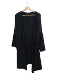 Vorschaubild 1 von Damen Strickjacke Gr. 46/3XL Schwarz Casual Langarm